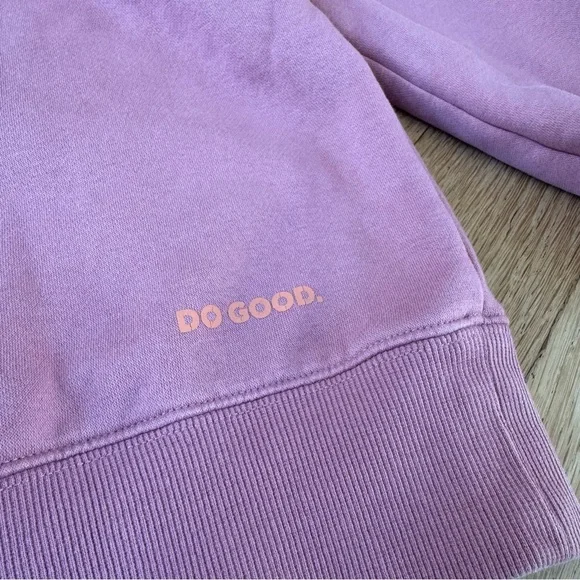 Cotopaxi Mauve Hoodie with Peach Llama Graphic - Picture 5 of 5
